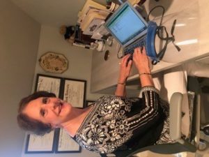 Nancy Springman at her desk